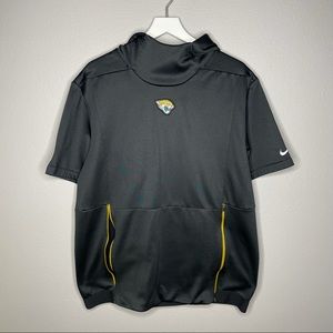 NFL Jacksonville Jaguars Nike Short Sleeve Hoodie Jacket